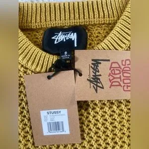 Stussy | Sweaters | Pigment Dyed Loose Gauge Sweater | Poshmark